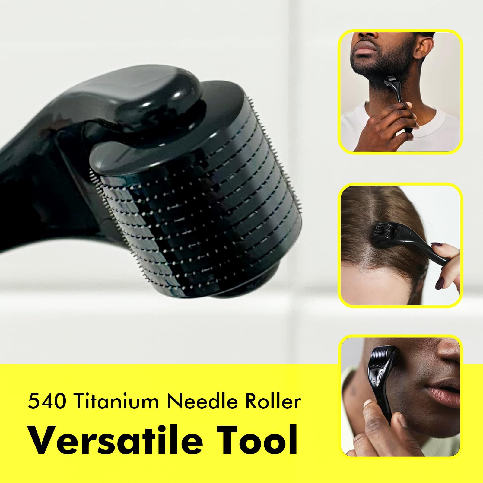 Linduray Skincare derma roller is compact for travel beauty care.