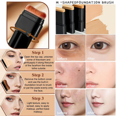 Lingyun Foundation Stick de acabado mate, resistente al agua.
