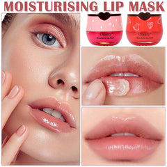 Lingyun Strawberry flavor lip mask for moisturized lips and fresh scent