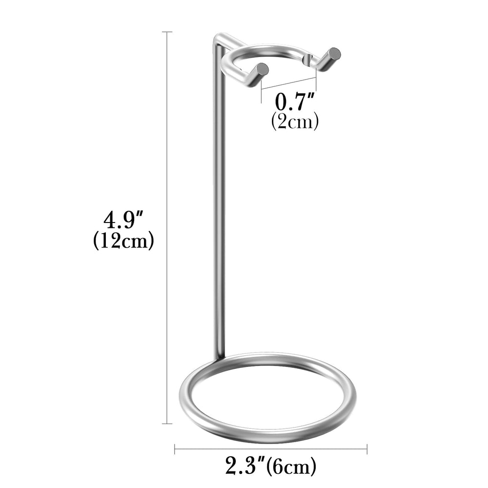 Linkidea razor stand chrome finish promoting air drying and hygiene