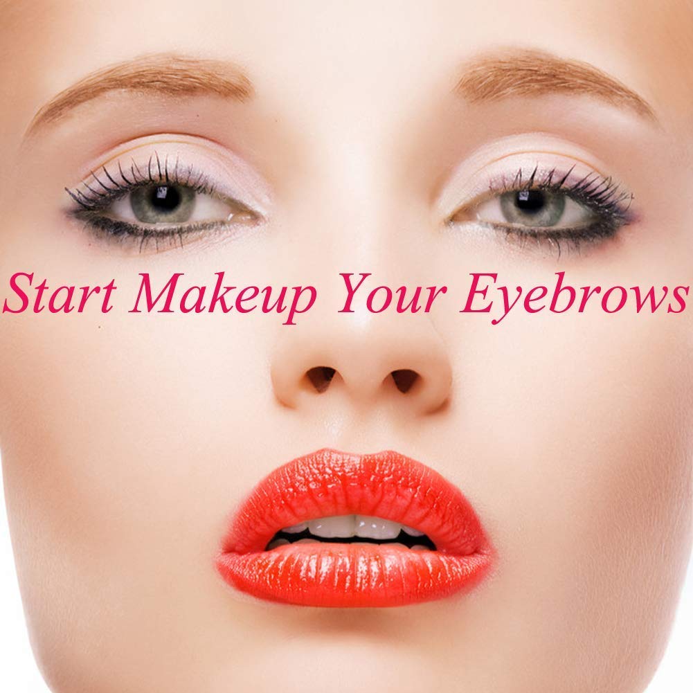 Travel-friendly Linkinghome eyebrow kit fits easily in your bag