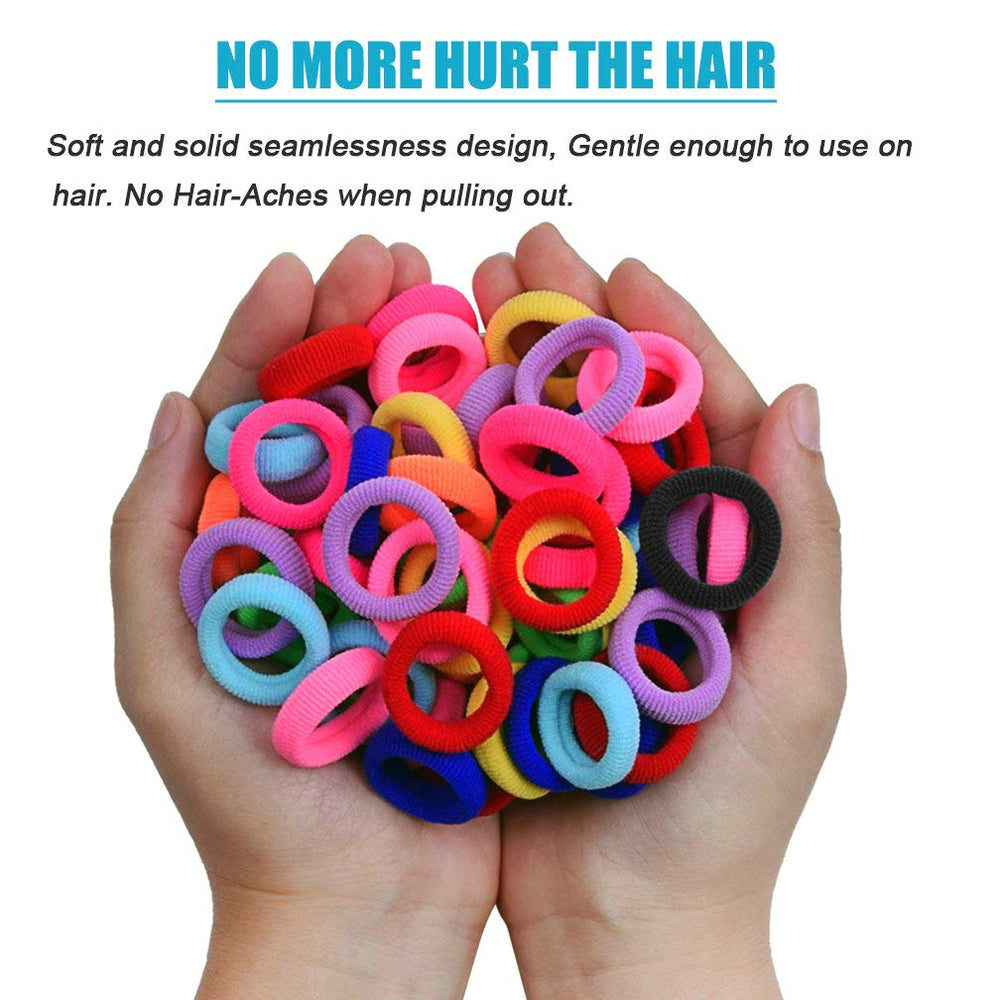 Lintopos coletas elásticas para cabello fino, ideal para peinados.