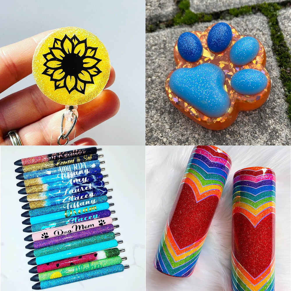 Linwulte brillos para decoración de fiestas, añaden brillo festivo.
