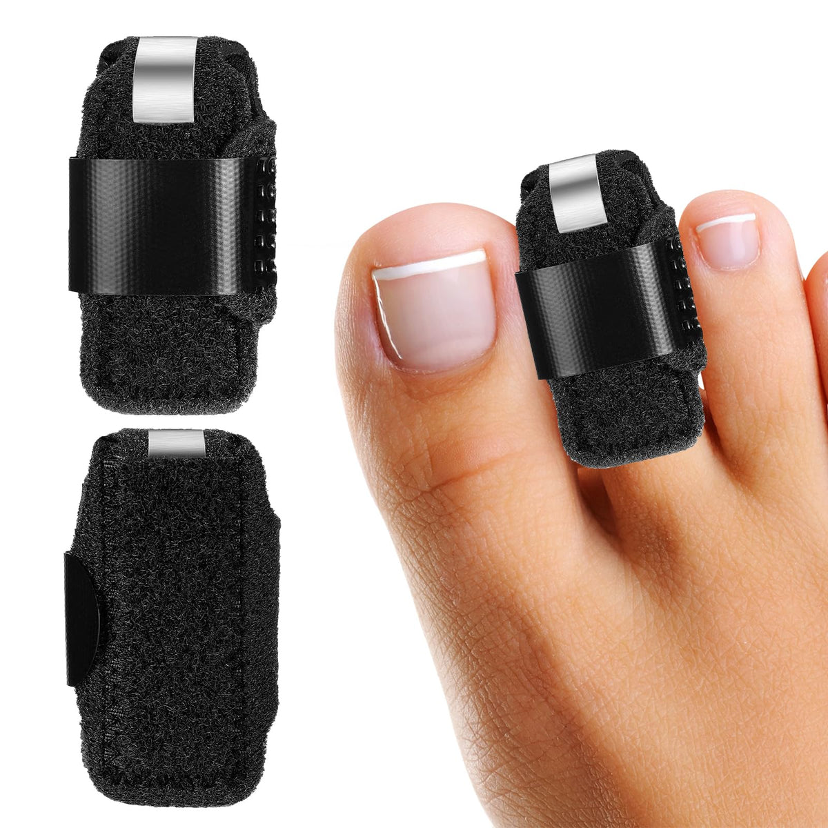 LINXIU toe splint second toe anti friction fabric for daily comfort