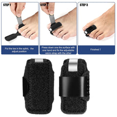 LINXIU two-pack toe splints provide replacements for busy days