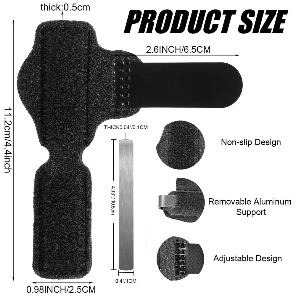 LINXIU toe splint with U-shaped aluminum plate for stable toe alignment