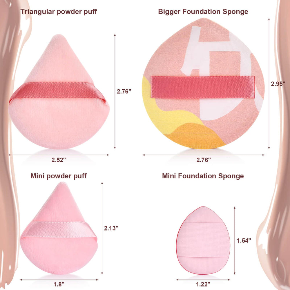 Linyumuxiang beauty blender mini, perfect for eyes and nose areas.
