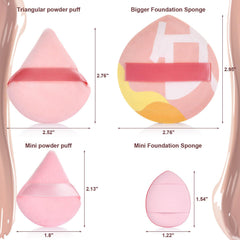 Linyumuxiang beauty blender mini, perfect for eyes and nose areas.