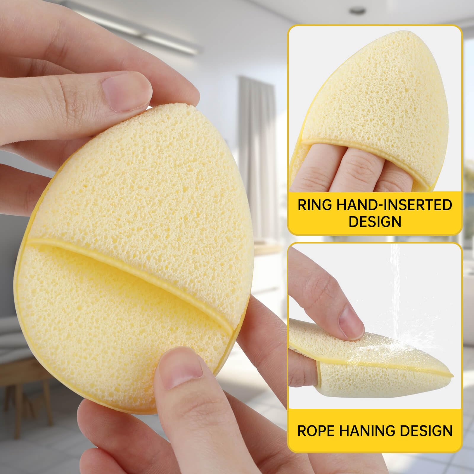 Linyumuxiang cleansing puff working with cleanser to remove makeup