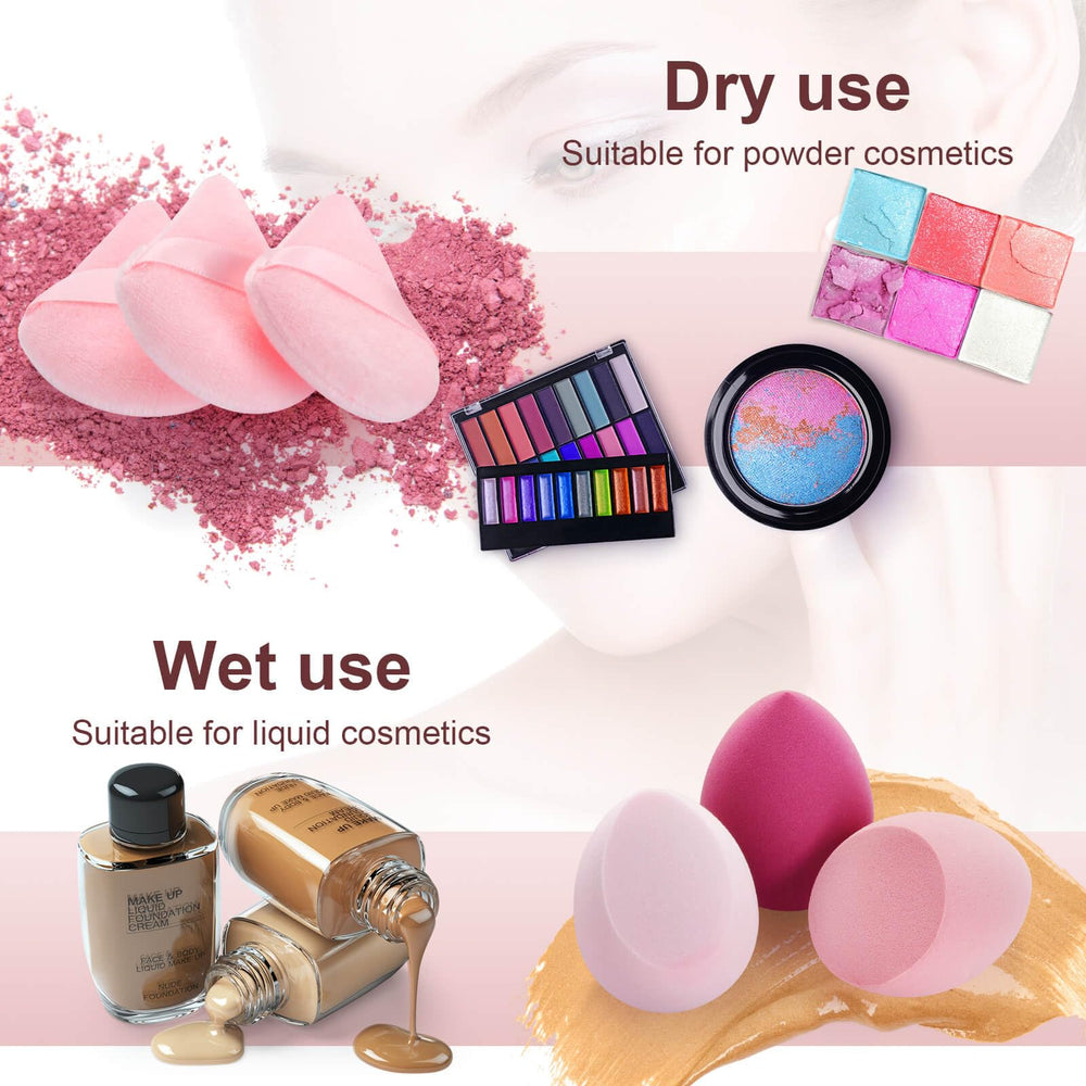 Linyumuxiang foundation sponge, versatile for liquids and even coverage.