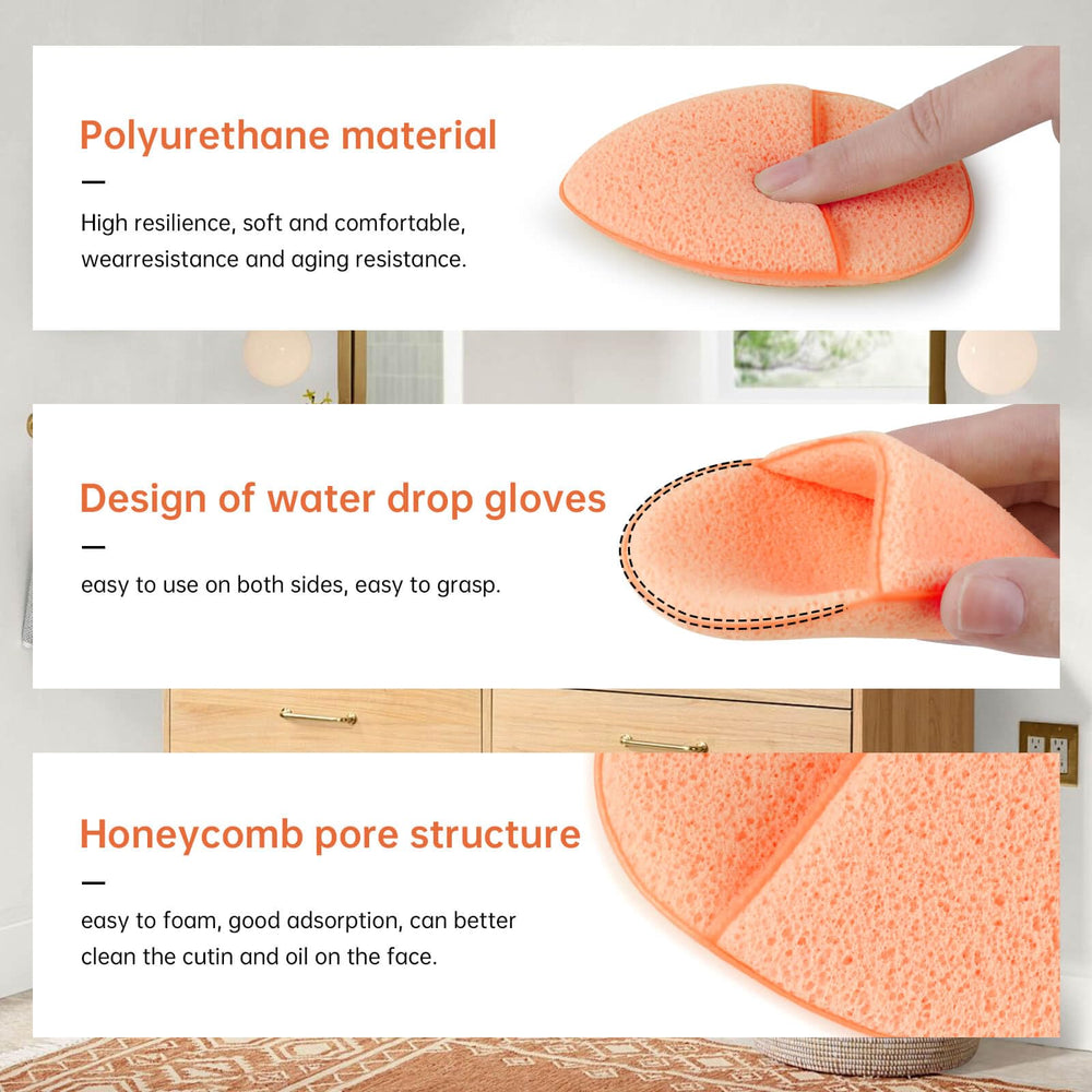 Linyumuxiang honeycomb holes detail on sponge for foam and quick drying
