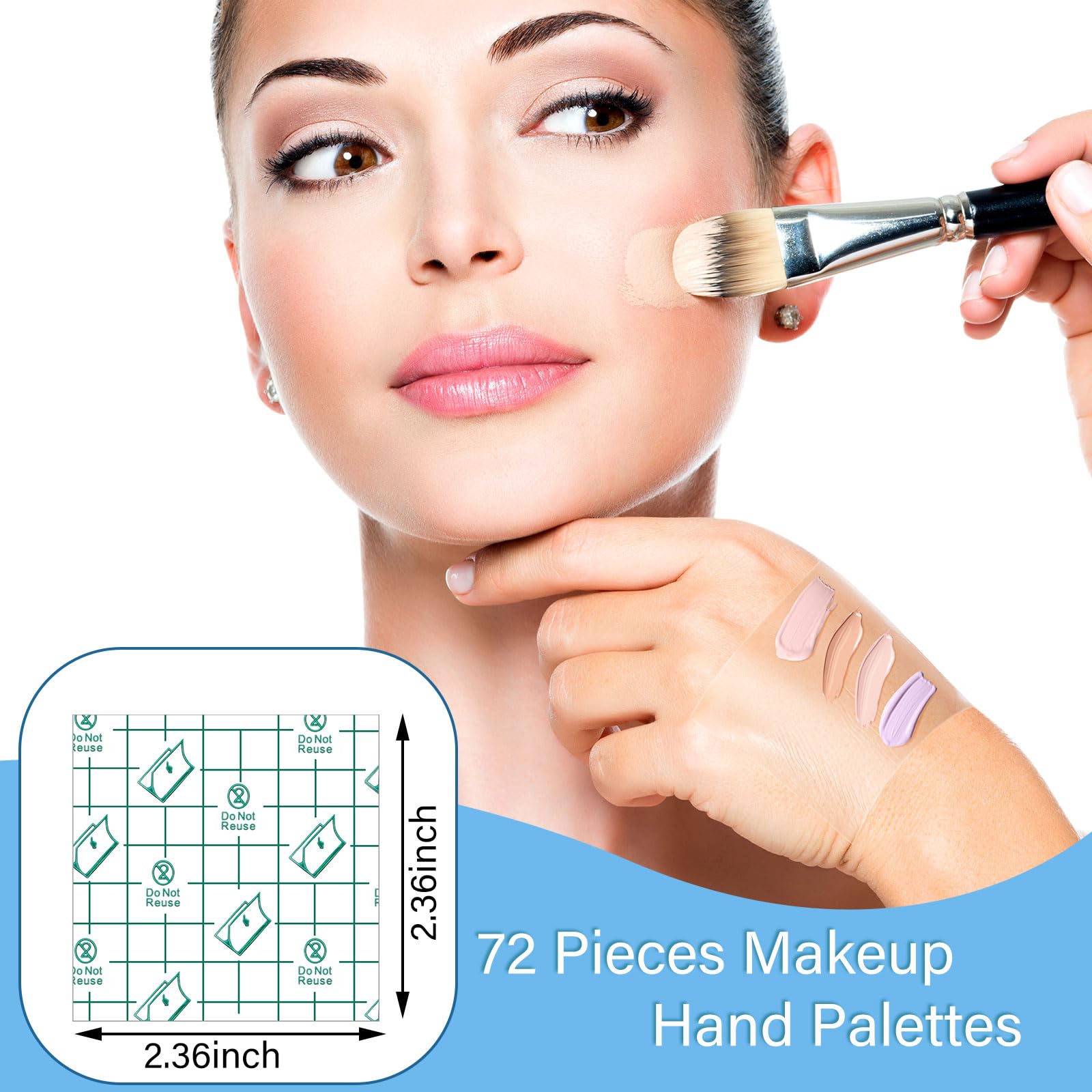 Linyuthia PU waterproof palette material supports durable, skin-friendly use.