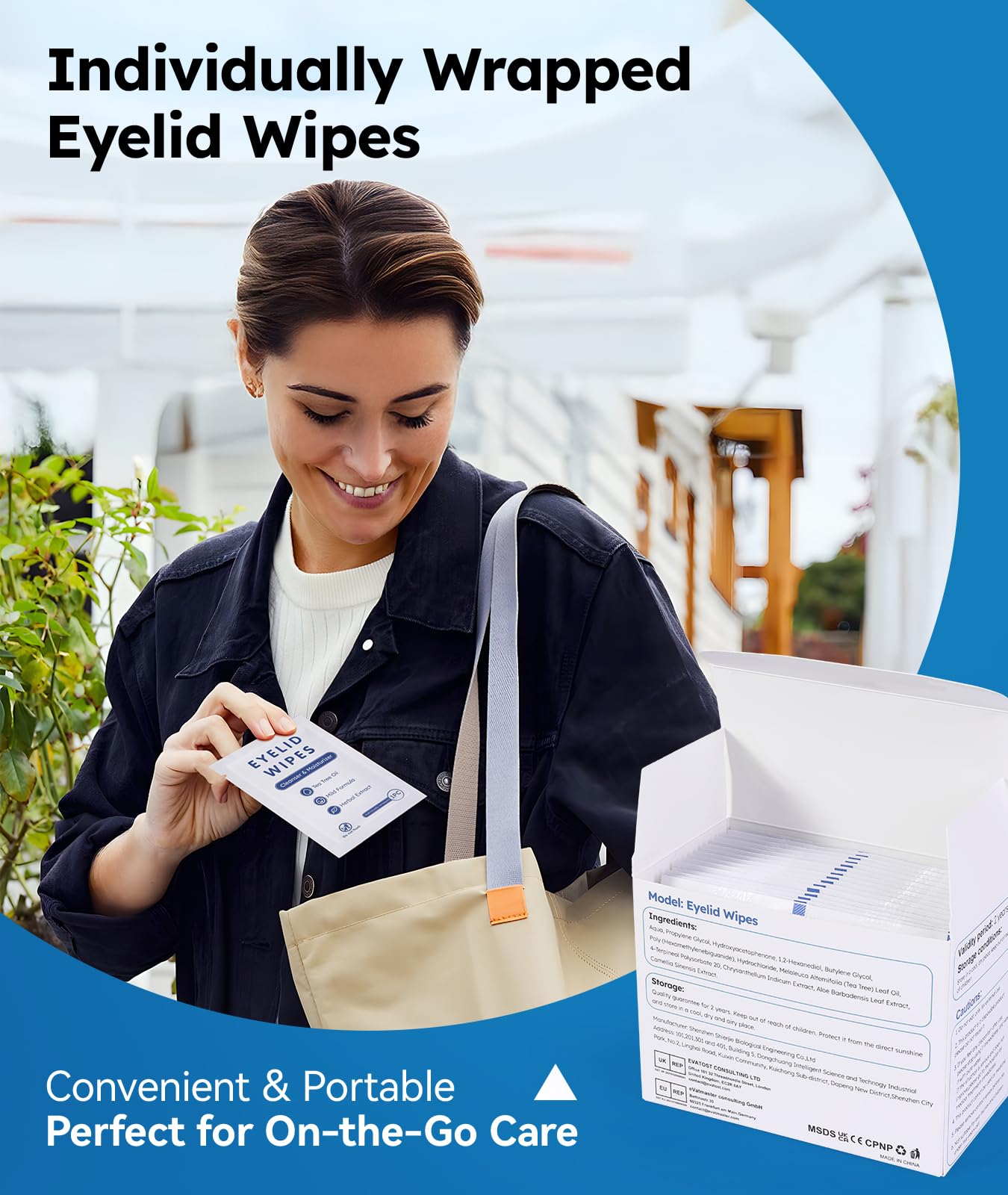 Toallitas Linzercin aptas para toda la familia, cuidado ocular para niños y adultos.