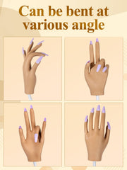 LIONVISION includes 200 nail tips for continuous practice sessions.