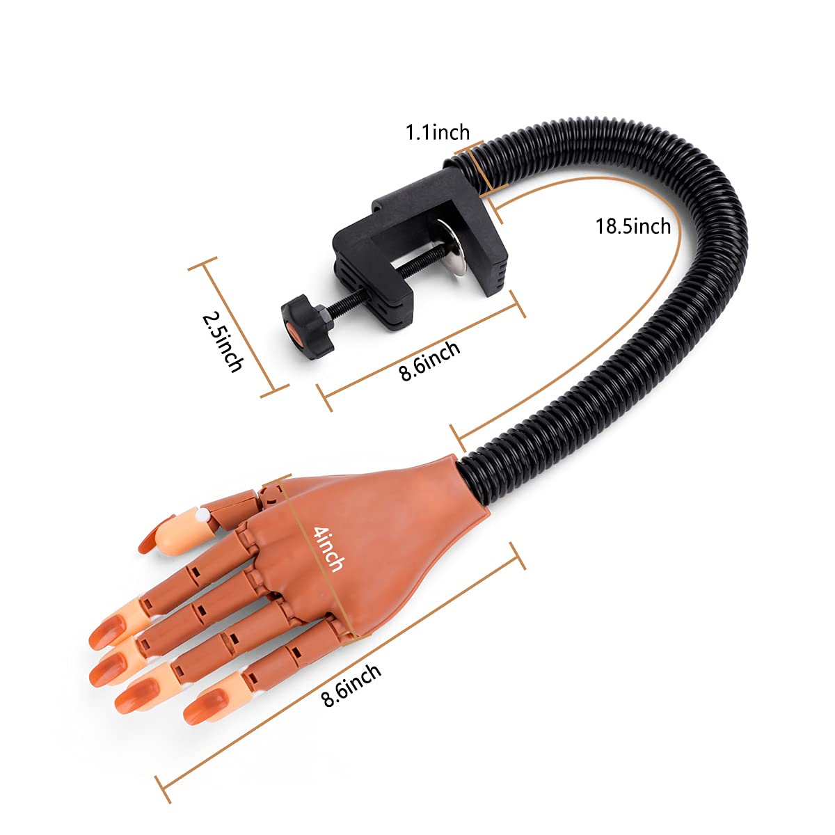 LIONVISON all-in-one nail practice kit for home use.