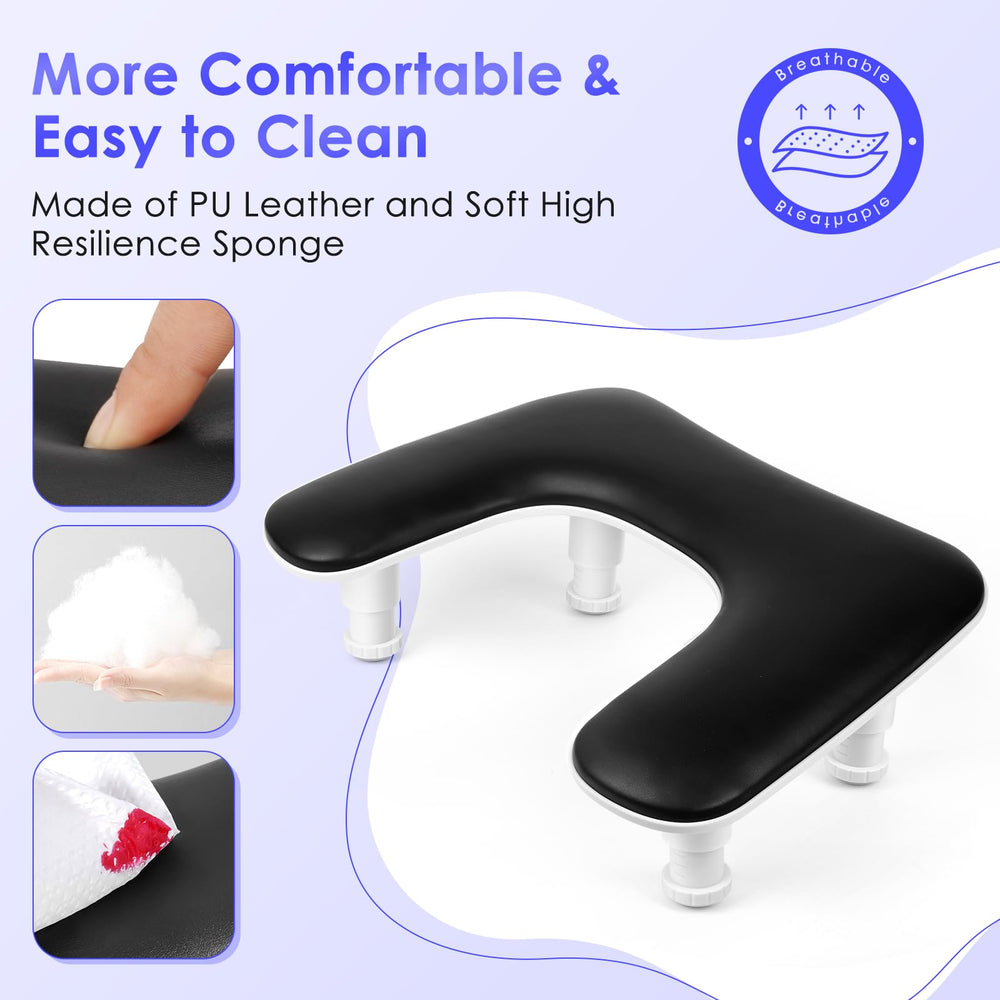 Lionvision leather with sponge cushion resists sweat and glue for durability.