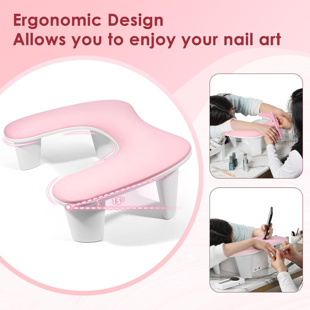 LIONVISION Arm Rest with non-slip silicone pads stays steady during use.