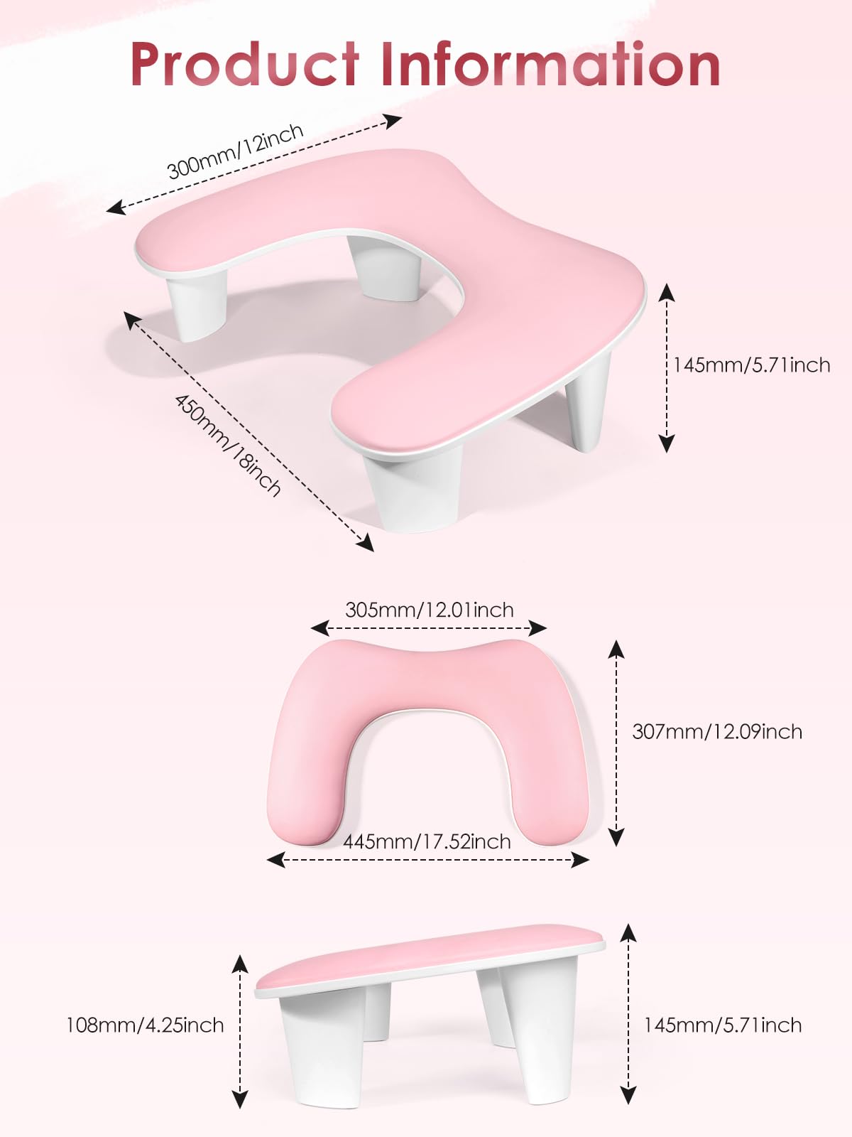 LIONVISION Arm Rest folds for compact storage and portability.