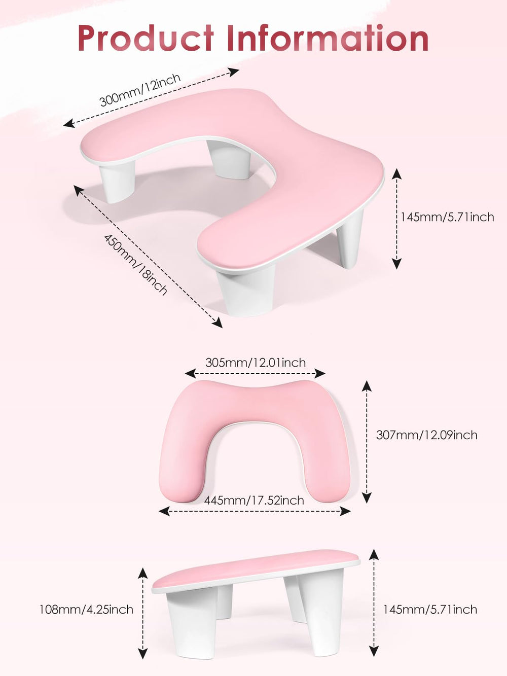 LIONVISION Arm Rest folds for compact storage and portability.