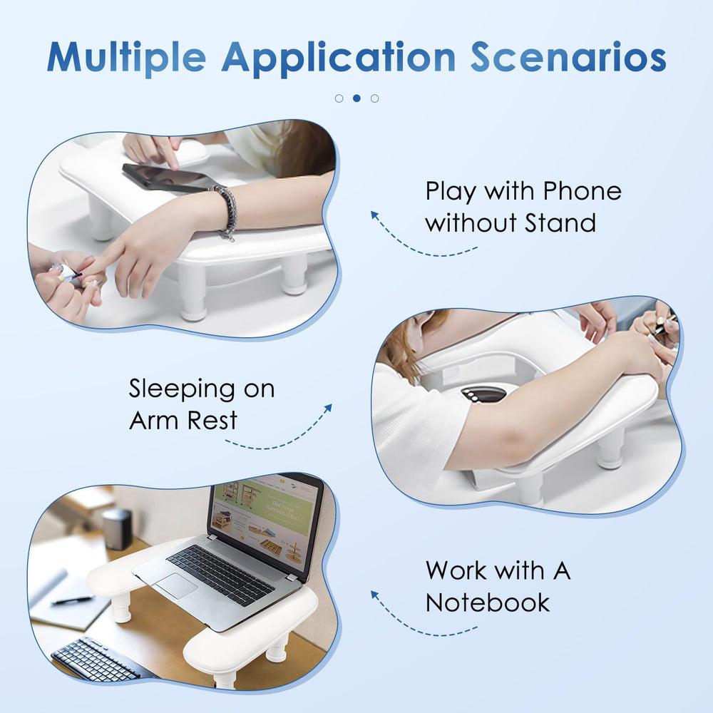 LIONVISION arm rest features thick non-slip pad for stable placement.