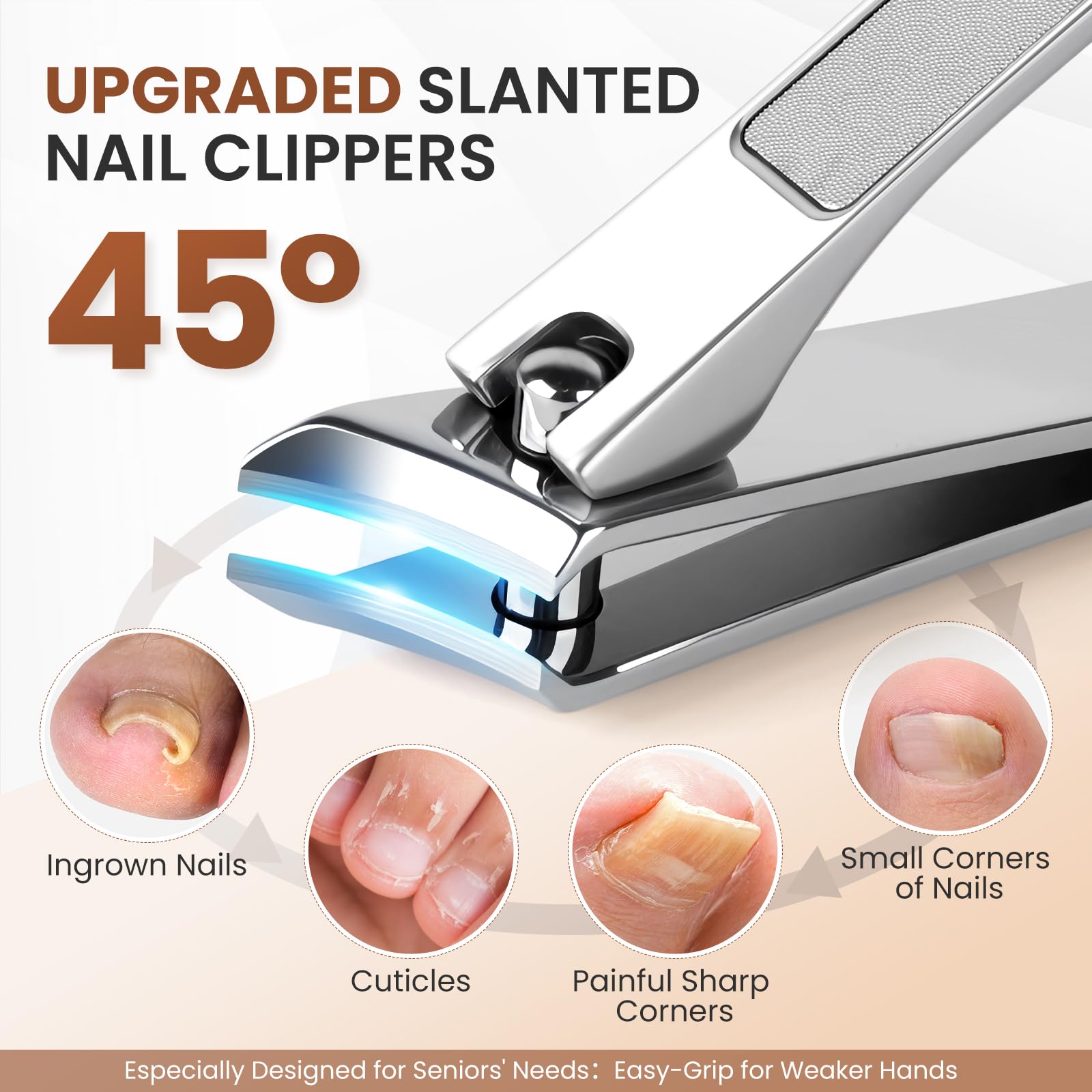 LIONVISON cuticle nippers for precise grooming and safety