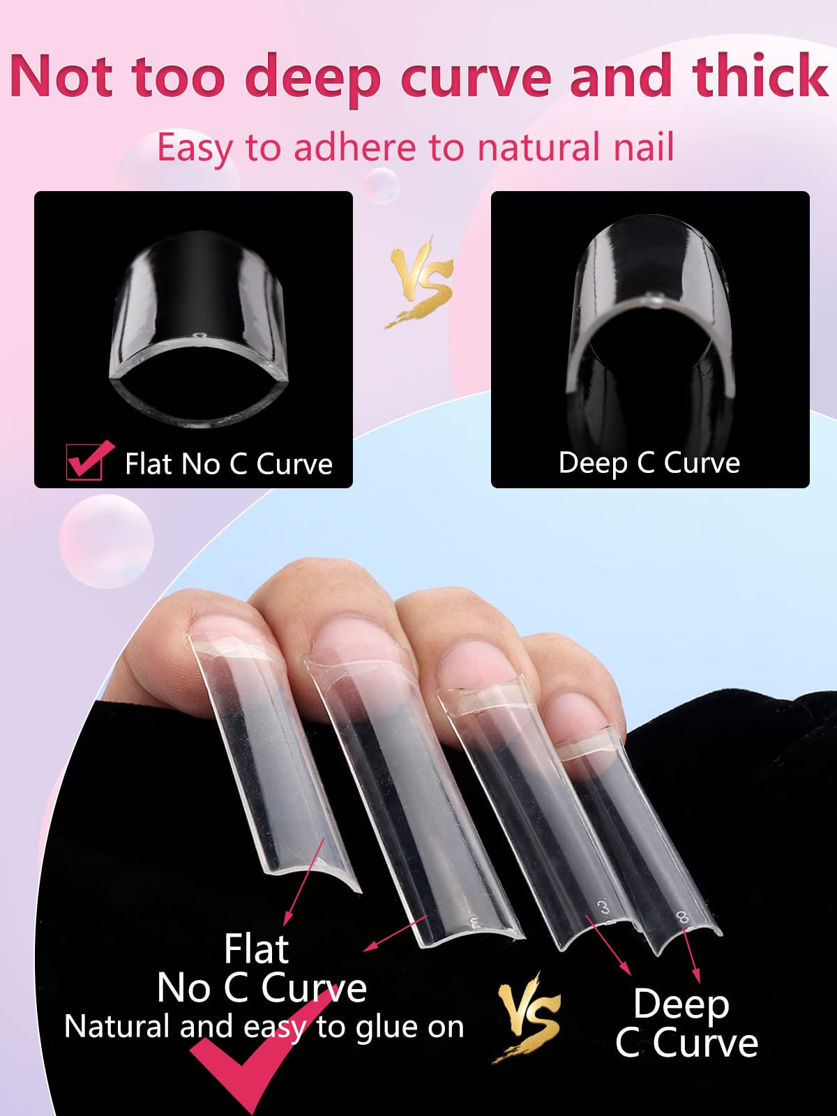 LIONVISON formas versátiles para modelar uñas largas y elegantes.