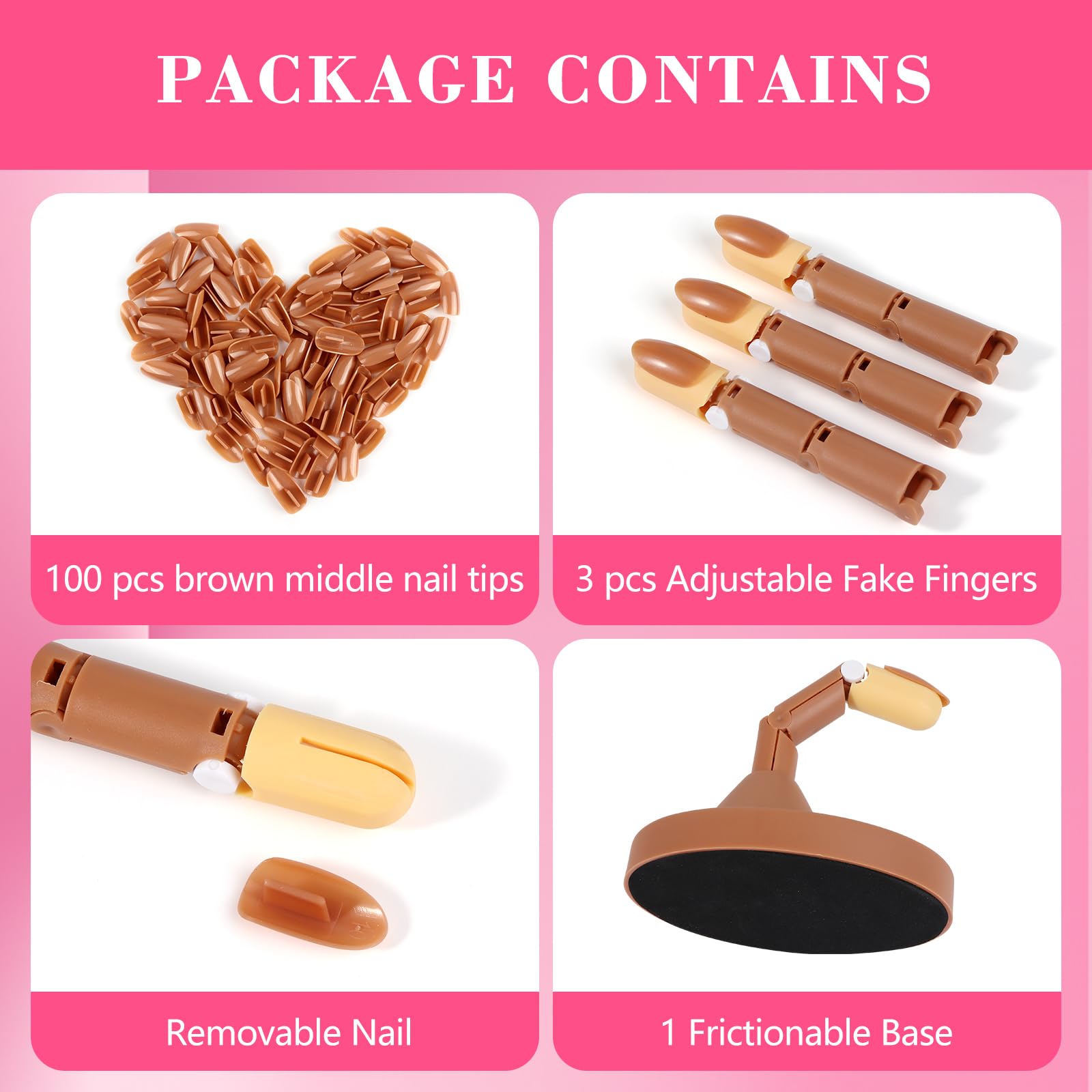 LIONVISION home salon nail practice kit for students.