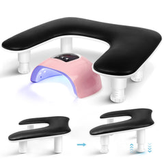 Lionvision U-shaped manicure arm rest for stable nail sessions.