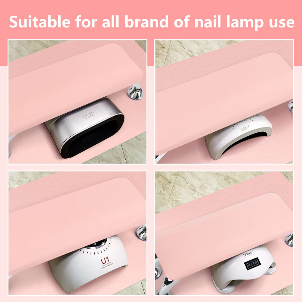 Lionvision Nail Hand Rest Cushion shows stable base for wobble-free nail sessions.