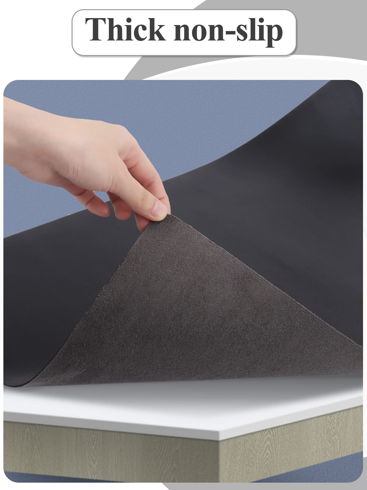 Lionvision nail table mat is stain-resistant and durable.