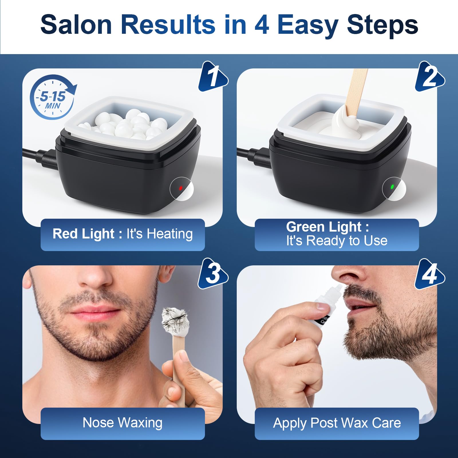 LIONVISON portable wax machine ideal for home and travel.