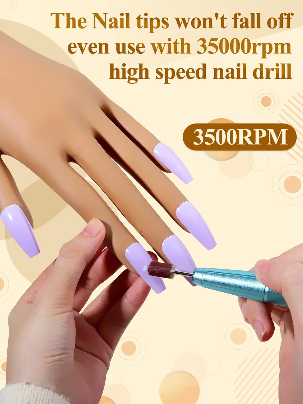 LIONVISION silicone finger with aluminum bones for flexible practice.