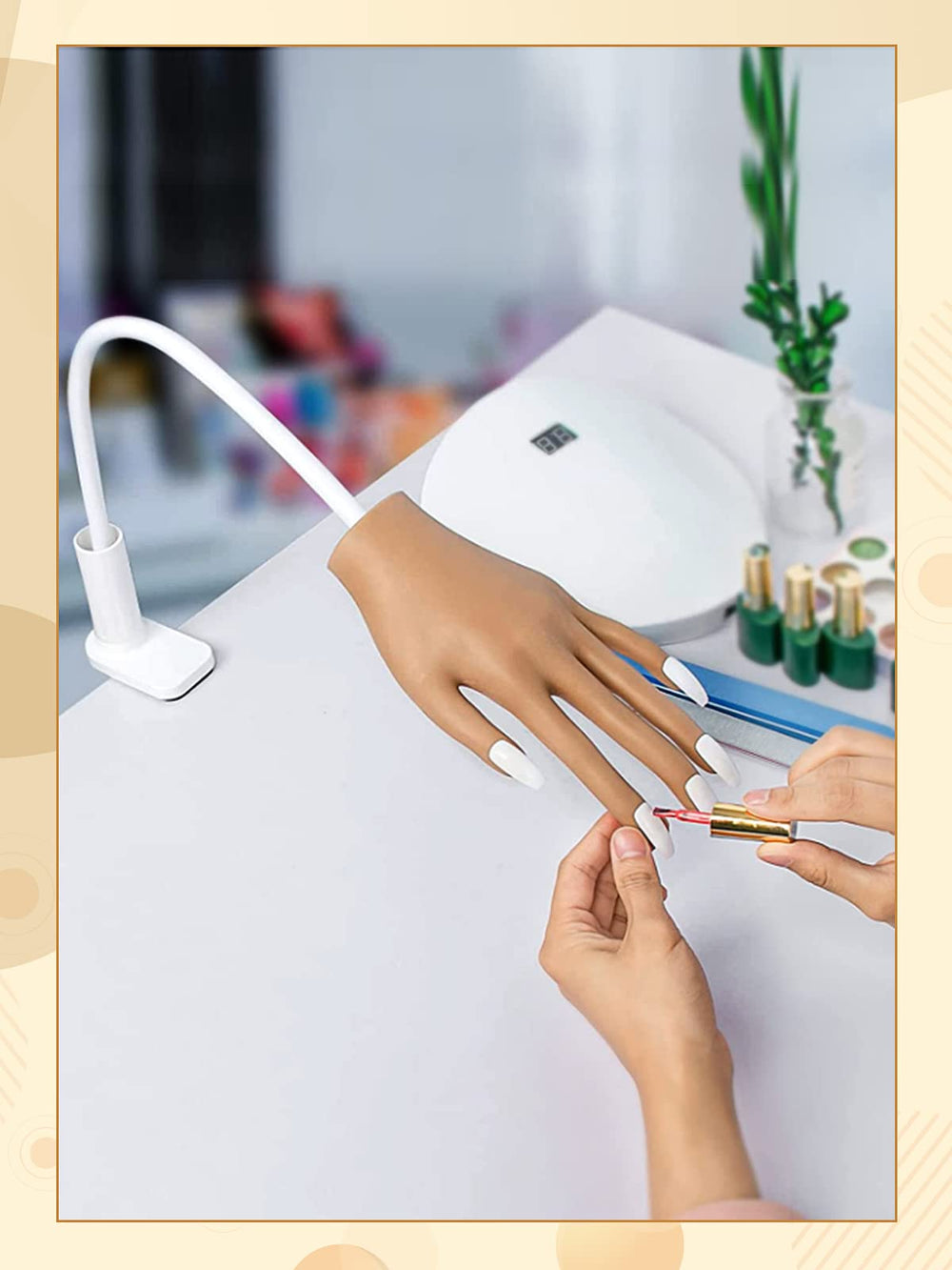 LIONVISION lifelike feel aids painting and tip application practice.