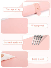 LIONVISION soft microfiber leather mat providing gentle surface for nail art.