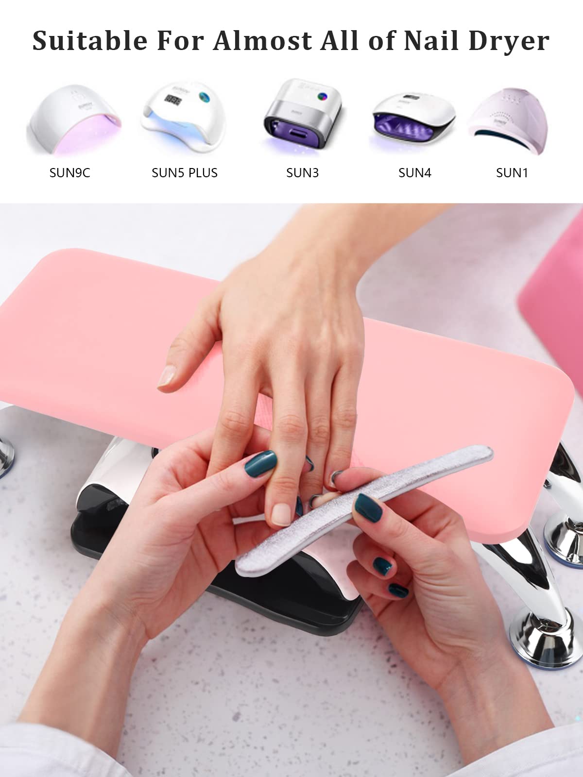 LIONVISON anti-slip bracket design keeps the arm rest securely placed on the table