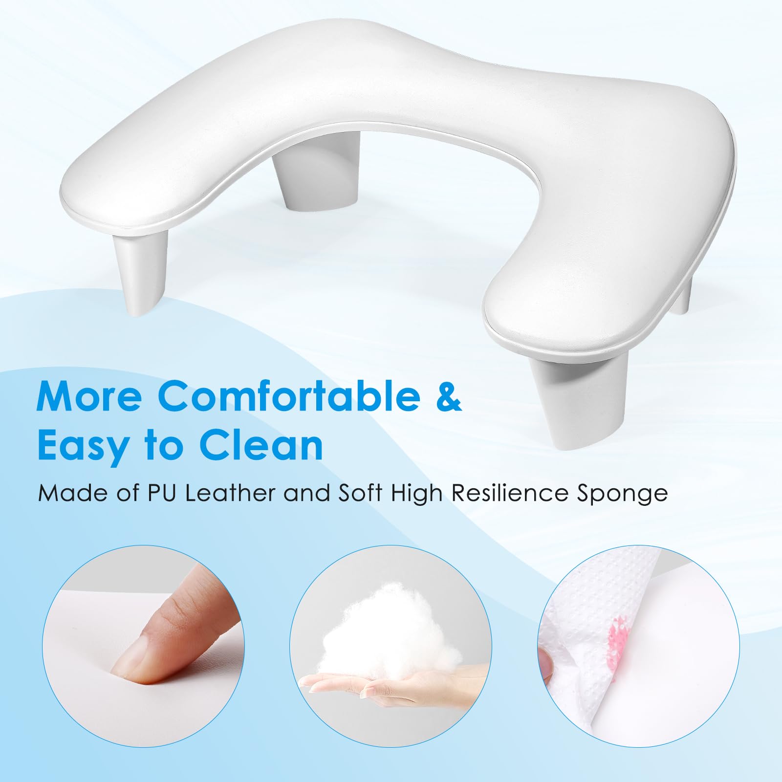 LIONVISON arm rest suitable for salon and home nail art setups.