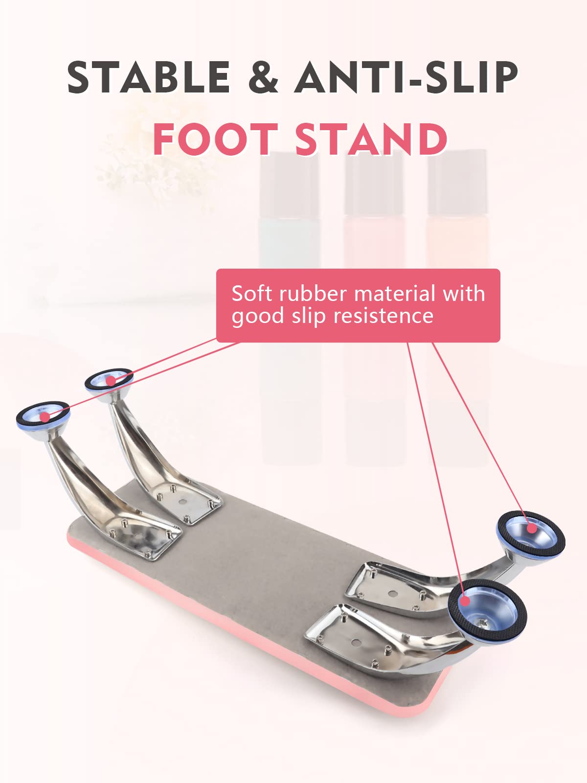 LIONVISON pink nail rest gift suitable for nail art lovers and beauty enthusiasts