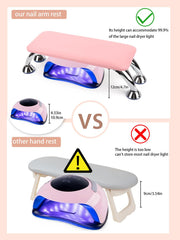 LIONVISON arm rest with stainless steel feet providing anti-slip stability during sessions