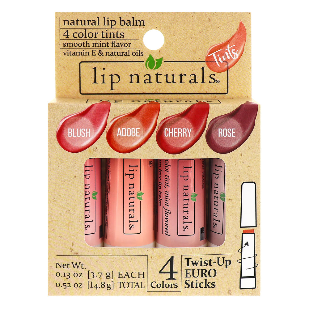 Lip Naturals bálsamo labial tintado rosado: hidratación ligera para uso diario.