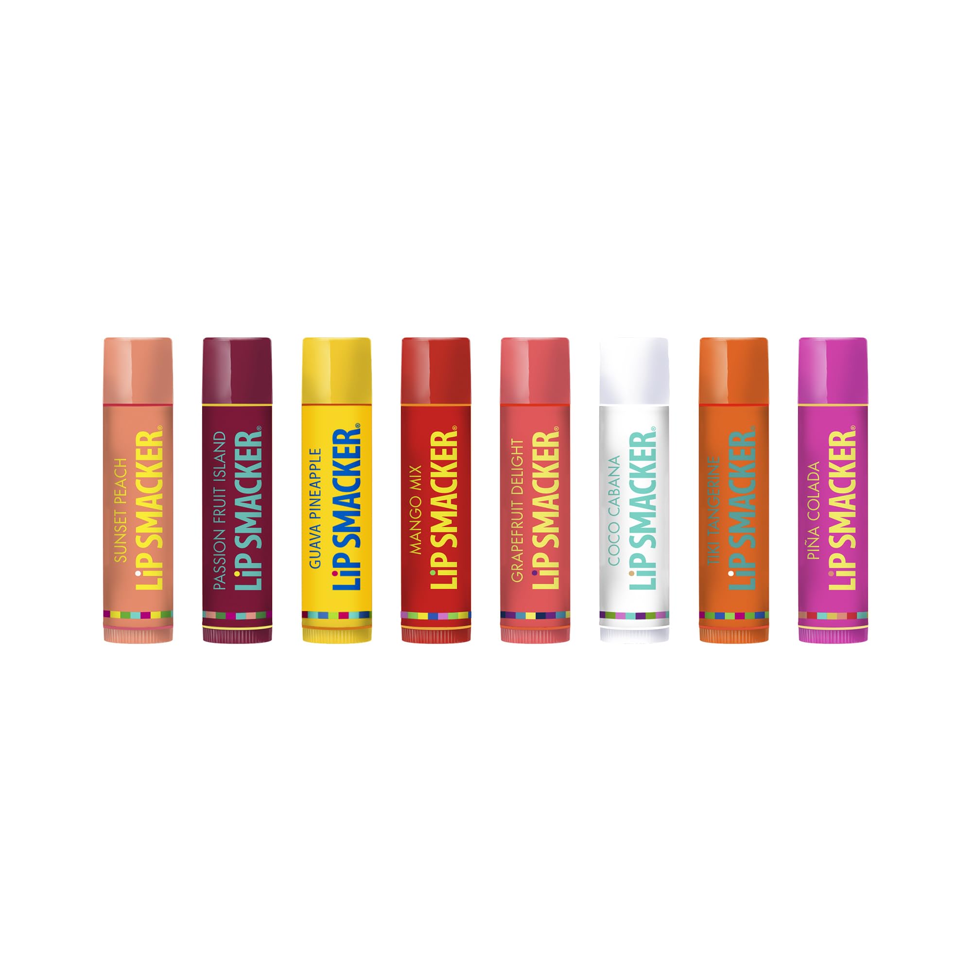 Lip Smacker bálsamo labial Durazno Puesta de Sol, suavidad y brillo ligero.
