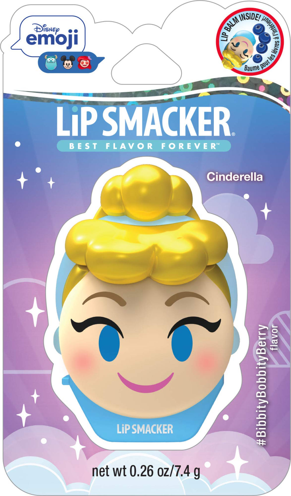 Lip Smacker Cenicienta Sabor Bibbity Bobbity Berry: sabor tentador y color claro