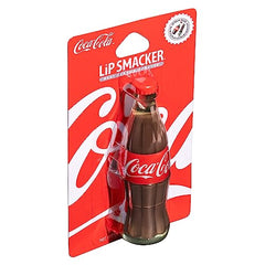Lip Smacker Coca-Cola bottle application demonstrates smooth glide and hydration.