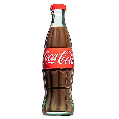 Lip Smacker Coca-Cola bottle closeup shows classic design and glossy finish.