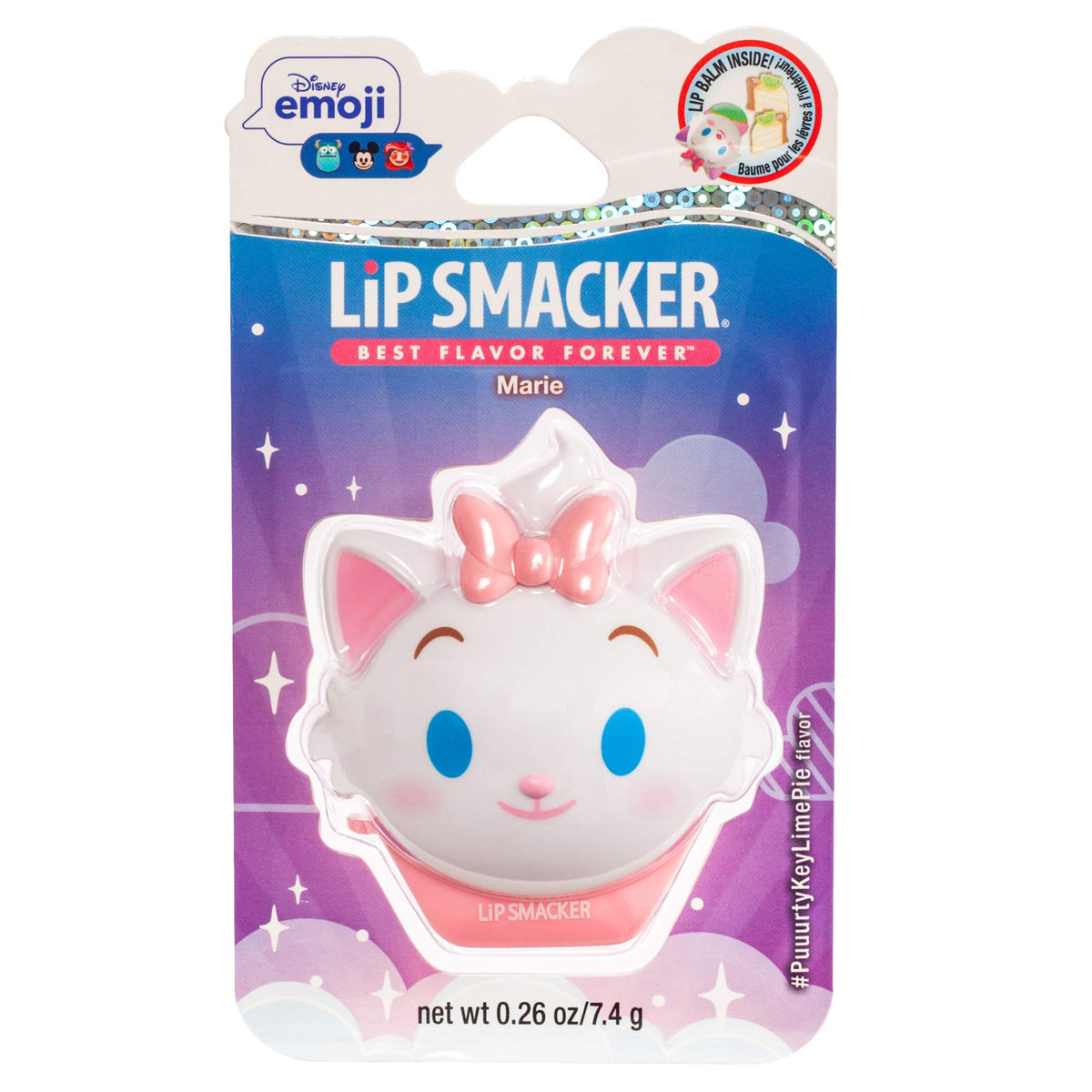 Lip Smacker Marie: emoticono-flip-lima, bálsamo claro que expresa emociones y cuida los labios