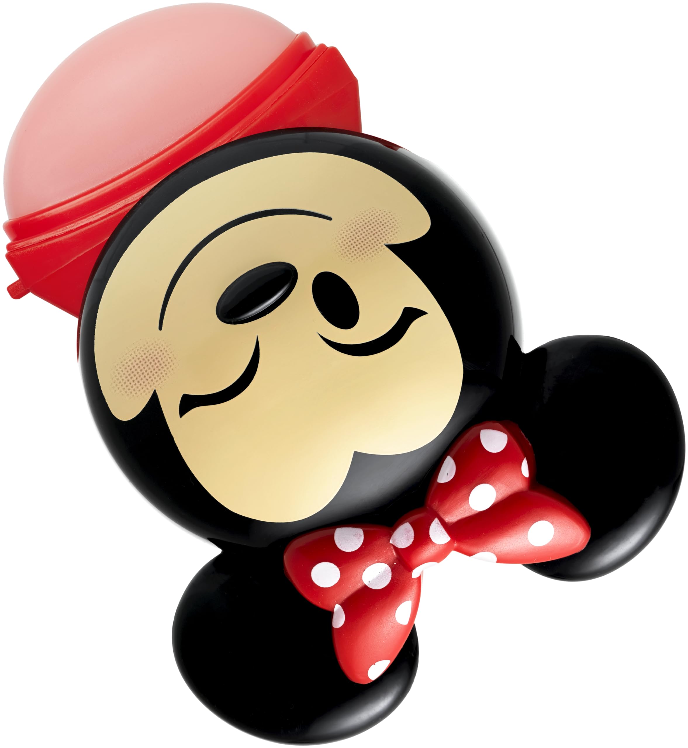 Lip Smacker Minnie Mouse emoji envase diseño, compacto y colorido.