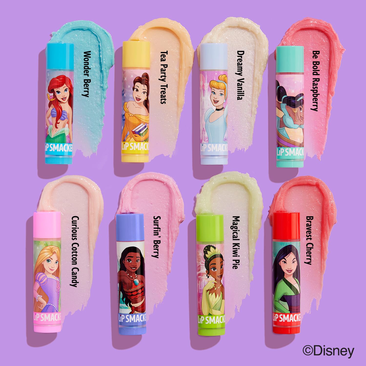Lip Smacker Disney Princess diseño colorido inspira juego y aprendizaje