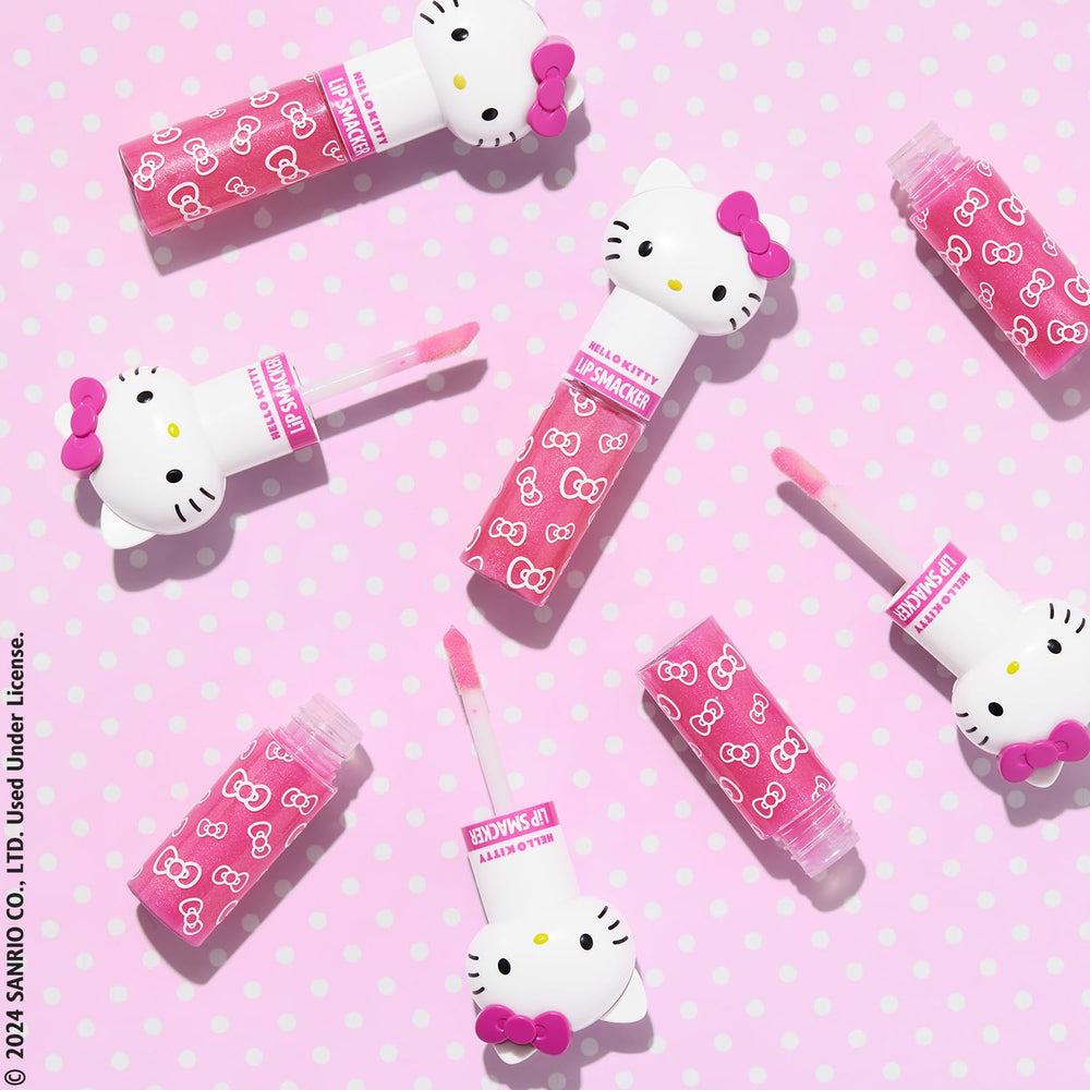 Lip Smacker Hello Kitty flavored balm adds tasty scent and subtle shine.