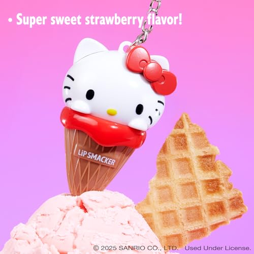 Hello Kitty packaging with on-the-go keychain adds portable lip care