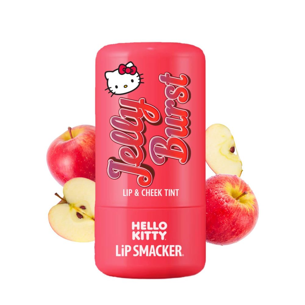 Lip Smacker Hello Kitty So Jelly lip cheek tint jar with buildable color and hydration.