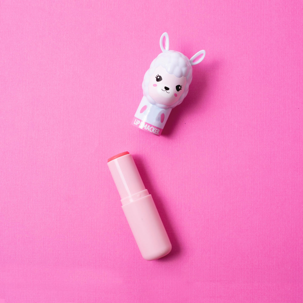 Strawberry flavor close-up on lips for fruity, refreshing feel.